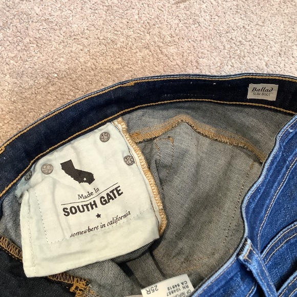 NEW AG Adriano Goldschmied Ballad Slim Boot Cut Jeans Made in USA size 25 - Picture 9 of 16